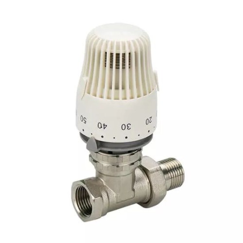 Кран RTL 1/2" термостат. прямий у зборі для тепл. підлог KARRO (KR2004+KR2152) {1}