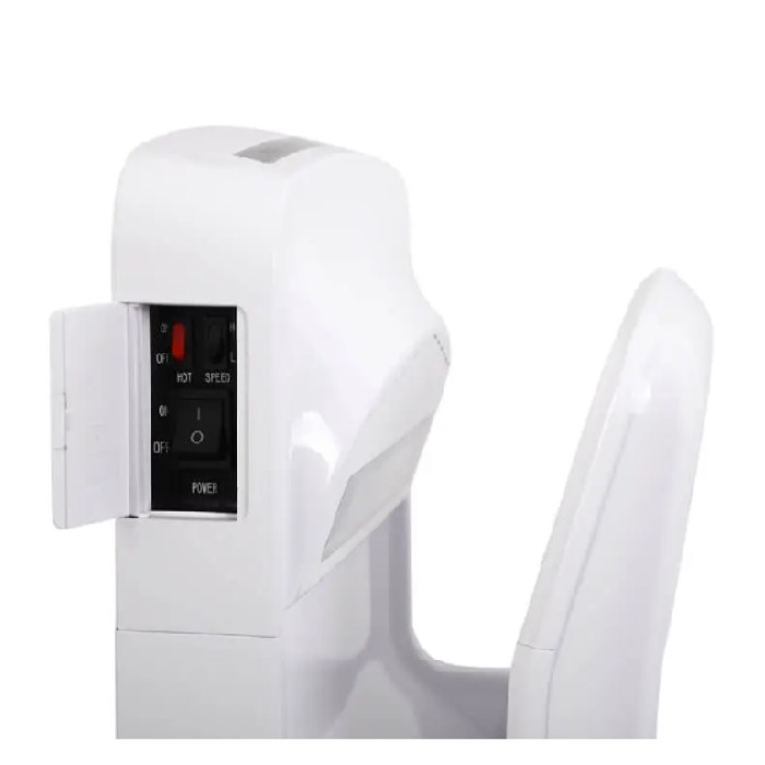 Сушарка для рук HOTEC 11.101 ABS White сенсорна, корпус пластик білий (220В ,1650-2050Вт) Сушарка для рук HOTEC 11.101 ABS White сенсорна, корпус пластик білий (220В ,1650-2050Вт)