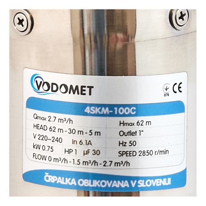 Вихровий насос Vodomet 4SKM-100C (VO4174) Вихровий насос Vodomet 4SKM-100C (VO4174)