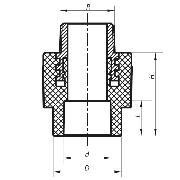 З'єднувальна муфта ЗР 25x3 /4M PPR Koer K0097.PRO (KP0116) З'єднувальна муфта ЗР 25x3 /4M PPR Koer K0097.PRO (KP0116)