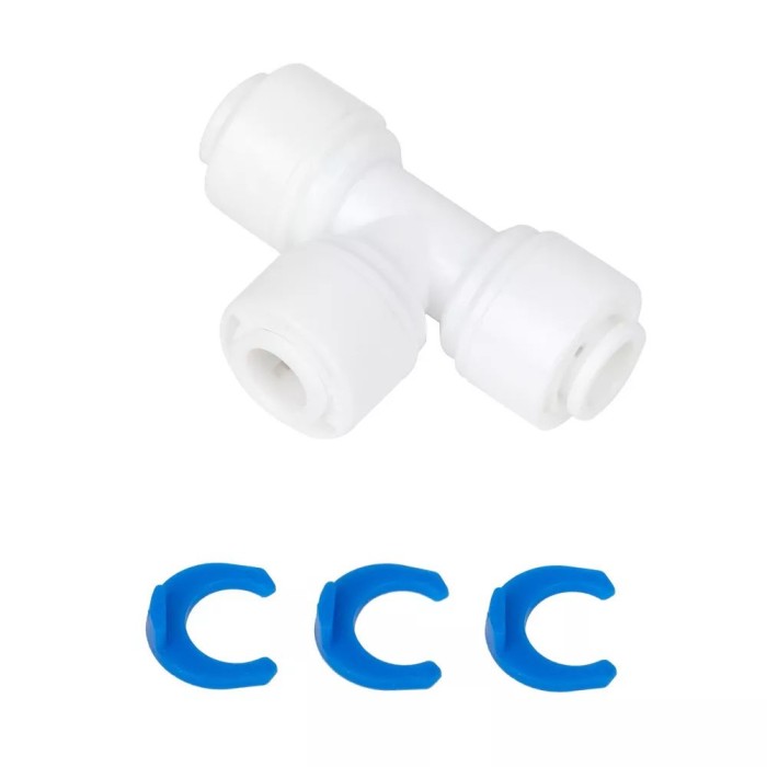 Фітинг трійник ITAL 1/4"Q x 1/4"Q x 1/4"Q (кратно 10 шт) (ST003A) Фітинг трійник ITAL 1/4"Q x 1/4"Q x 1/4"Q (кратно 10 шт) (ST003A)