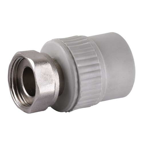 Муфта з накидною гайкою Vsplast PPR ф20х1/2″ **  2018