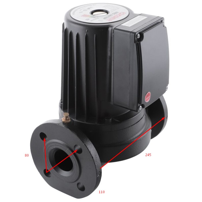 Насос циркуляційний фланцевий Koer GRS 40/10F, Н=10М, Q=18кбМ, P=550 Вт (KP2769)