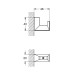 Гачок для халату Grohe Selection Cube (40782000)