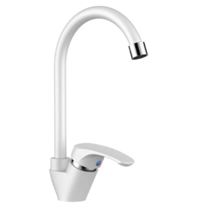 Змішувач для кухні Plamix Afina-011 White (без підведення) (PM0686) Змішувач для кухні Plamix Afina-011 White (без підведення) (PM0686)