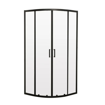 Душова кабіна без піддону Mixxus Premium DIVERSE SC01-90x90x195-TR Black прозоре скло 5мм (MI6860)