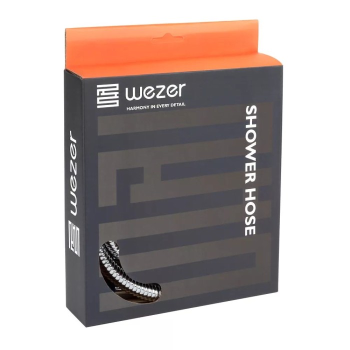 Душовий шланг WEZER WKR-009-150, 150 см, хром Душовий шланг WEZER WKR-009-150, 150 см, хром