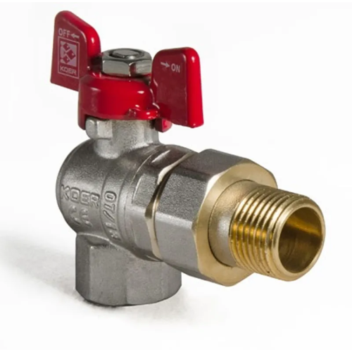 Кран з американкою 1/2" (Koer KR.228) кутовий (KR0016)