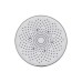 Лійка для верхнього душу Qtap Hlavova D 230 мм округла QTHLA107CRM45787 Chrome/White