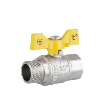 Кран кульовий Thermo Alliance Forte 3/4" ВЗ для газа (метелик) SF607G20