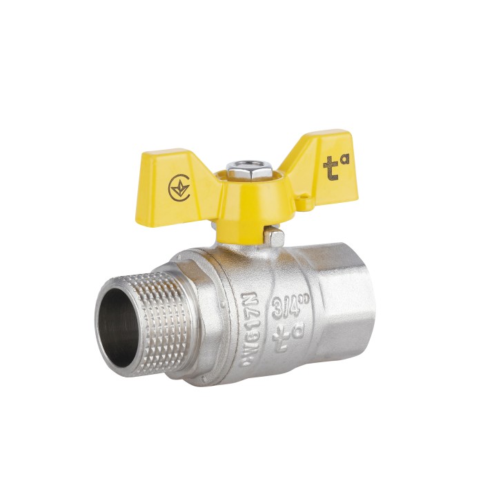 Кран кульовий Thermo Alliance Forte 3/4" ВЗ для газа (метелик) SF607G20 Кран кульовий Thermo Alliance Forte 3/4" ВЗ для газа (метелик) SF607G20