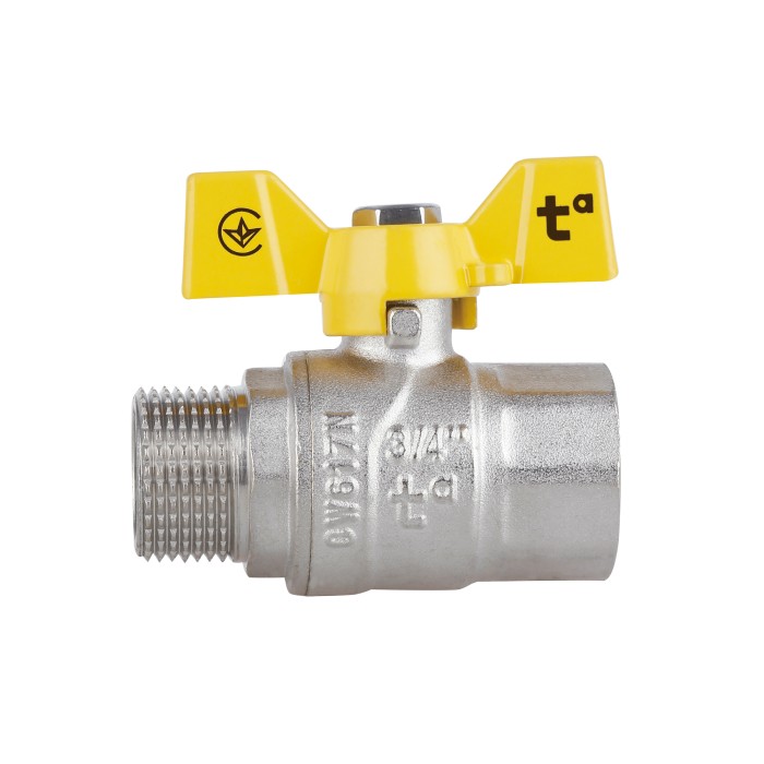 Кран кульовий Thermo Alliance Forte 3/4" ВЗ для газа (метелик) SF607G20 Кран кульовий Thermo Alliance Forte 3/4" ВЗ для газа (метелик) SF607G20