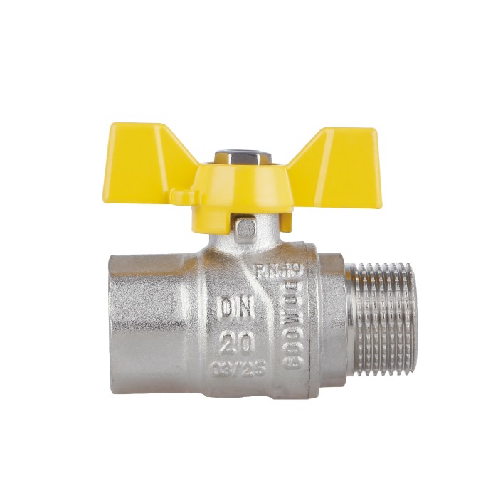 Кран кульовий Thermo Alliance Forte 3/4" ВЗ для газа (метелик) SF607G20 Кран кульовий Thermo Alliance Forte 3/4" ВЗ для газа (метелик) SF607G20