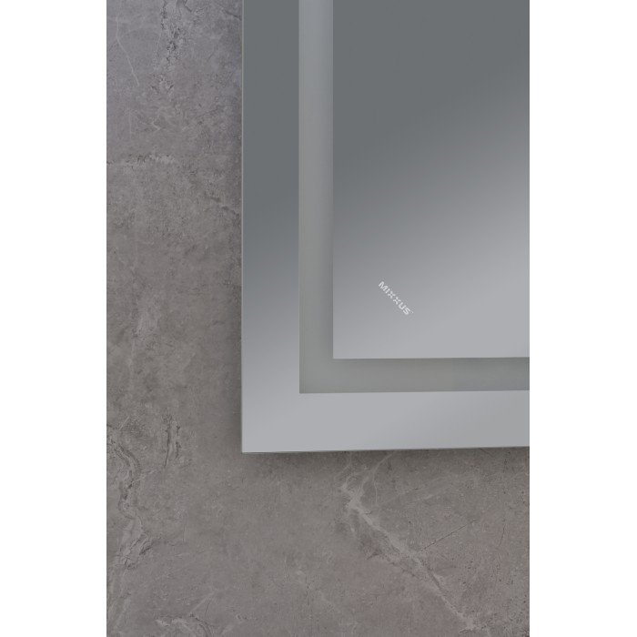 Дзеркало Mixxus WARM MR02-100x60 з Led Touch, Anti-fog, димером, регулятором яскравості, годинником (MI6003) Дзеркало Mixxus WARM MR02-100x60 з Led Touch, Anti-fog, димером, регулятором яскравості, годинником (MI6003)