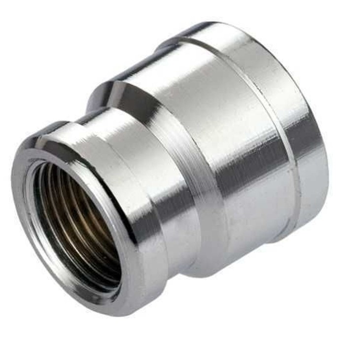 Муфта перехідна SOLOMON 1/2″х3/8″ ВВ хром 8203 Муфта перехідна SOLOMON 1/2″х3/8″ ВВ хром 8203