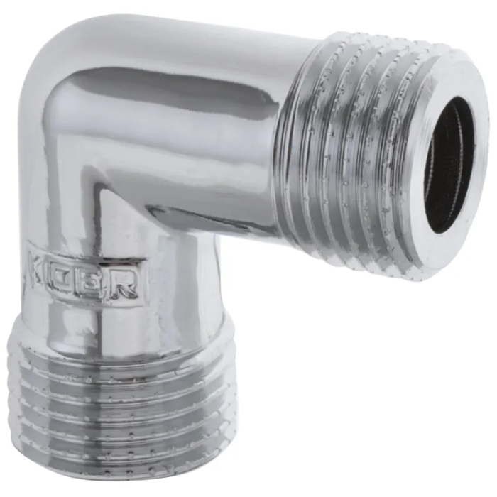 Кут 1/2'' НН (хром) Koer KF.L06M.CHR (KF0130) Кут 1/2'' НН (хром) Koer KF.L06M.CHR (KF0130)