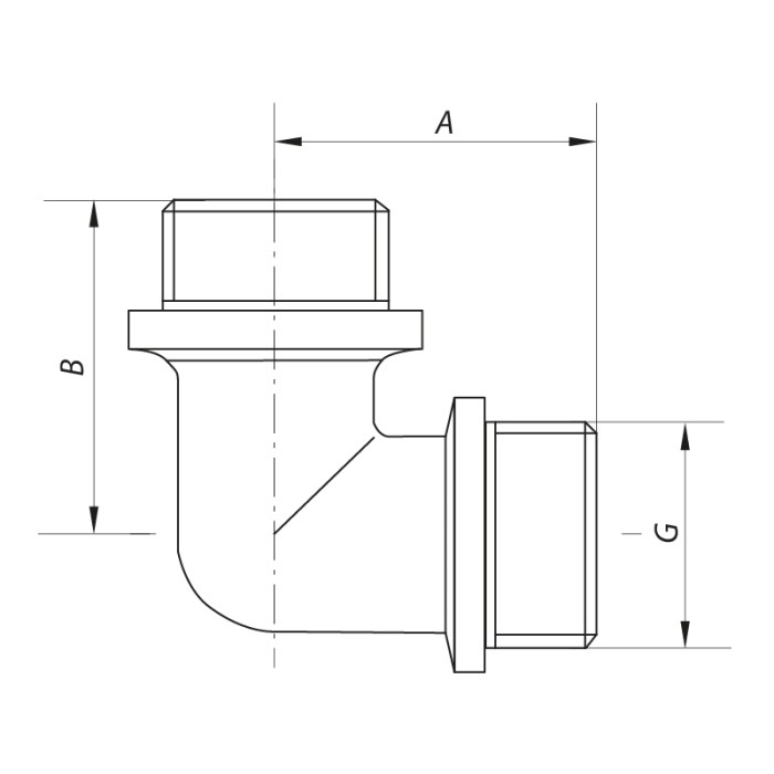 Кут 1/2'' НН (хром) Koer KF.L06M.CHR (KF0130) Кут 1/2'' НН (хром) Koer KF.L06M.CHR (KF0130)