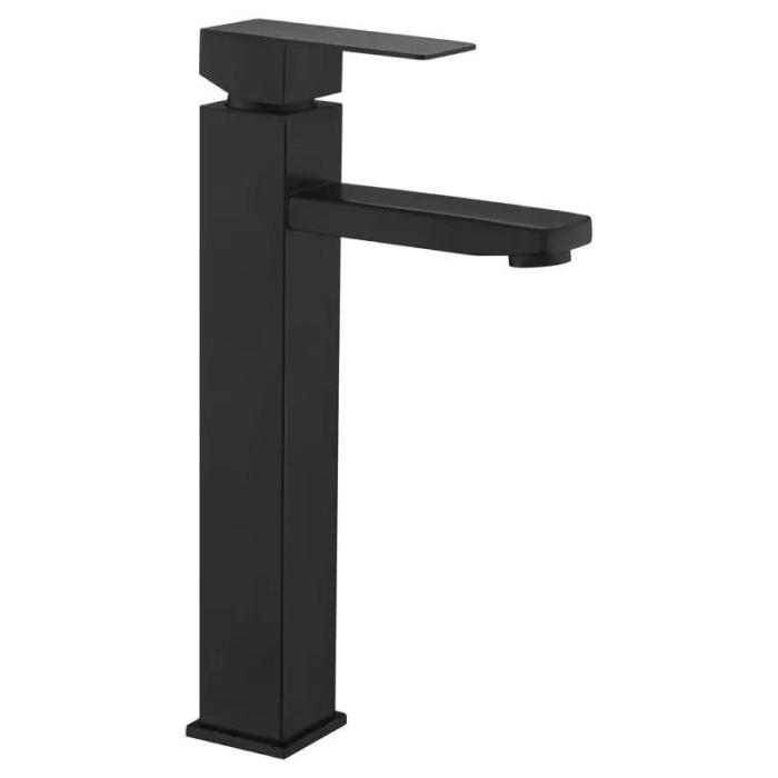Змішувач високий для умивальника WEZER PRO11-02-BLACK Змішувач високий для умивальника WEZER PRO11-02-BLACK