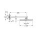 Верхній душ з настінним кронштейном Grohe Rainshower Allure (26064000)