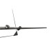 Двері в нішу Koer SR SD06-140x220-TR-07 прозоре скло Easy Clean 8мм, графіт (KR5369)