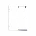 Двері в нішу Koer SR SD06-140x220-TR-07 прозоре скло Easy Clean 8мм, графіт (KR5369)