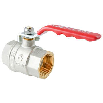 Кран кульовий ГГВ Koer Extreme KE.214-20 - 3/4" FF ручка "важіль" червона (KR5745)