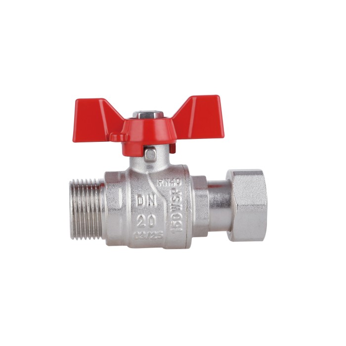 Кран кульовий з накидною гайкою Thermo Alliance Forte 3/4" ВЗ для води прямий SF261W20 Кран кульовий з накидною гайкою Thermo Alliance Forte 3/4" ВЗ для води прямий SF261W20