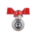 Кран кульовий з накидною гайкою Thermo Alliance Forte 3/4" ВЗ для води прямий SF261W20
