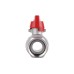 Кран кульовий з накидною гайкою Thermo Alliance Forte 3/4" ВЗ для води прямий SF261W20