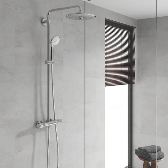 Душова система з термостатом для душа Grohe Euphoria System (27615002) Душова система з термостатом для душа Grohe Euphoria System (27615002)