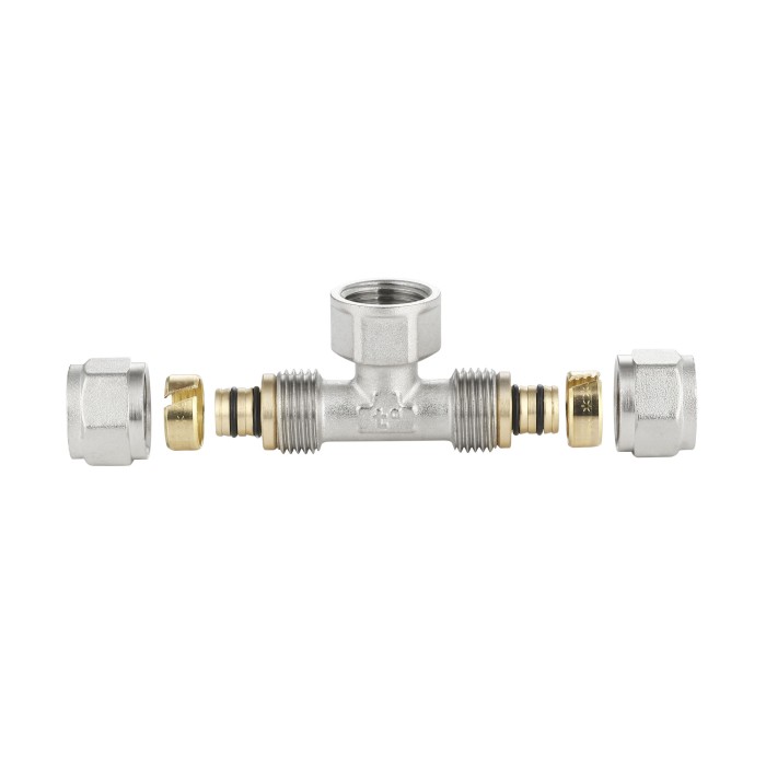 Тройник обтискний Thermo Alliance Forte 16х1/2"х16 ВР SF177W161516 Тройник обтискний Thermo Alliance Forte 16х1/2"х16 ВР SF177W161516