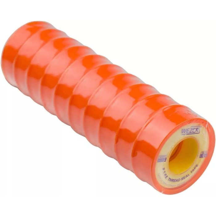 Фум стрічка WEZER PTFE 12x0,1 мм 12 м, жовтий Фум стрічка WEZER PTFE 12x0,1 мм 12 м, жовтий