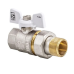Кран з американкою 1/2" (Koer KR.227.W) білий (KR0015)