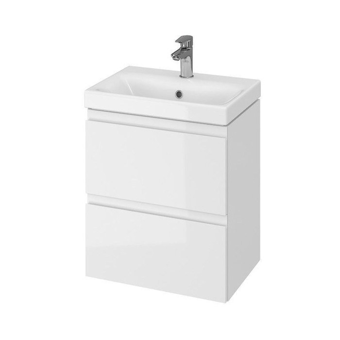 CET B02 MODUO SLIM шафка з умивальником MODUO SLIM 50 біла CET B02 MODUO SLIM шафка з умивальником MODUO SLIM 50 біла