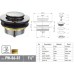Донний клапан для ванни Koer PW-06-01 1 1/2'' автоматичний СLICK-СLACK (Колір хром) (KR5799)