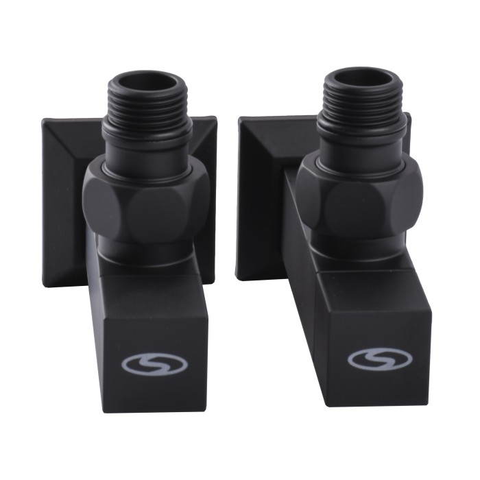Набір Кран напівобертовий кутовий з американкою SOLOMON LUX 1/2″ CUBE BLACK 8888 (1уп) Набір Кран напівобертовий кутовий з американкою SOLOMON LUX 1/2″ CUBE BLACK 8888 (1уп)