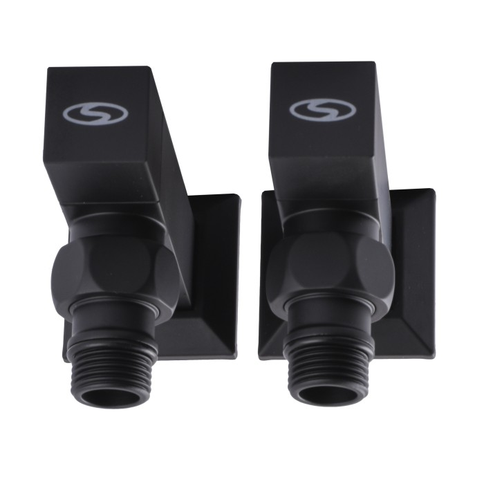 Набір Кран напівобертовий кутовий з американкою SOLOMON LUX 1/2″ CUBE BLACK 8888 (1уп) Набір Кран напівобертовий кутовий з американкою SOLOMON LUX 1/2″ CUBE BLACK 8888 (1уп)
