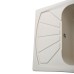 Гранітна мийка Globus Lux TANA слонова кiстка 610 х 500мм