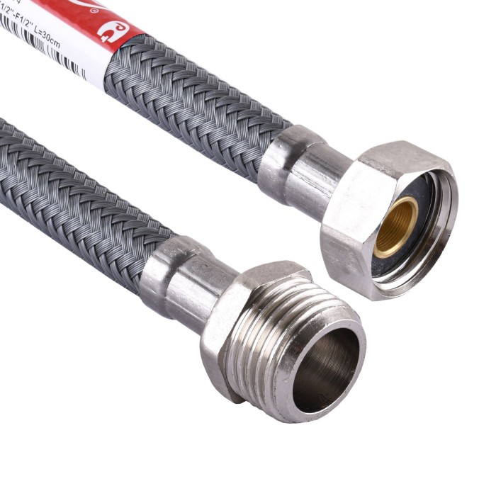 Шланг водяний TUCAI 1/2″х1/2″ ЗВ 0,6м АНТИКОРОЗІЯ TAQ ACB MG-1212-600 204481 Шланг водяний TUCAI 1/2″х1/2″ ЗВ 0,6м АНТИКОРОЗІЯ TAQ ACB MG-1212-600 204481