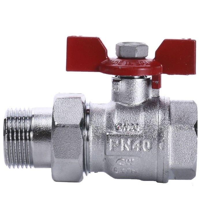 Кран кульовий прямий з американкою ARCO 3/4″ TURIA 0117408 Кран кульовий прямий з американкою ARCO 3/4″ TURIA 0117408