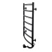 Рушникосушарка UNIO LD ER 700-500-7 BLK Драбинка Дуга електро чорна