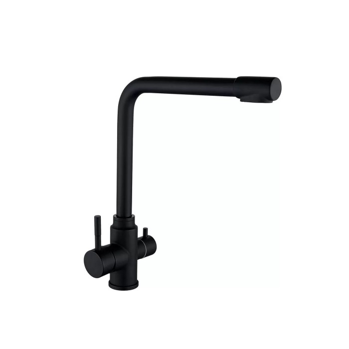 Змішувач для кухні WEZER EKO4C-01-BLACK під фільтр зворотного осмосу Змішувач для кухні WEZER EKO4C-01-BLACK під фільтр зворотного осмосу