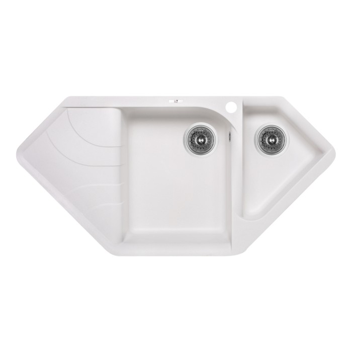 Кухонна мийка з додатковою чашею Lidz 1000x500/225 WHI-01 (LIDZWHI011000500225) Кухонна мийка з додатковою чашею Lidz 1000x500/225 WHI-01 (LIDZWHI011000500225)