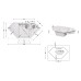 Кухонна мийка з додатковою чашею Lidz 1000x500/225 WHI-01 (LIDZWHI011000500225)