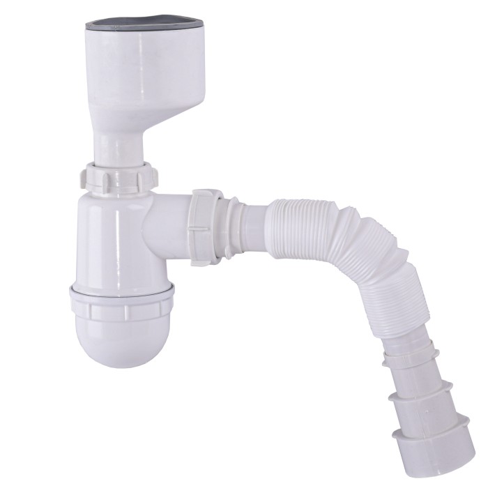 Сифон Waterstal для пісуара 11/4 з манжетом D 50, з гофрою 40/50 P31009 Сифон Waterstal для пісуара 11/4 з манжетом D 50, з гофрою 40/50 P31009