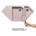 Кухонна мийка з додатковою чашею Lidz 1000x500/225 COL-06 (LIDZCOL061000500225)