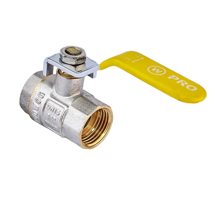 Кран кульовий Waterpro WP602-15FFL-Y - 1/2" FFL ГГВ YELLOW, ручка "важіль" жовта (WP2929) Кран кульовий Waterpro WP602-15FFL-Y - 1/2" FFL ГГВ YELLOW, ручка "важіль" жовта (WP2929)