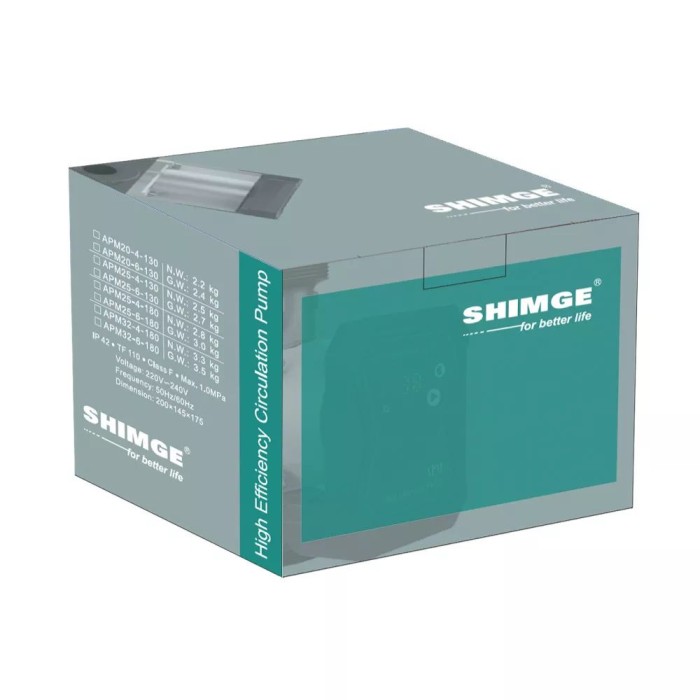 Насос циркуляційний SHIMGE APM 25-8-180, Qmax 8м³ Насос циркуляційний SHIMGE APM 25-8-180, Qmax 8м³