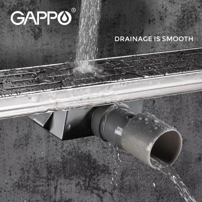 Душовий трап GAPPO G86007-1, 70х600 мм, нержавіюча сталь Душовий трап GAPPO G86007-1, 70х600 мм, нержавіюча сталь