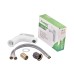 Змішувач для умивальника Plamix Lucas-001 SET White з підведенням (PM0706)
